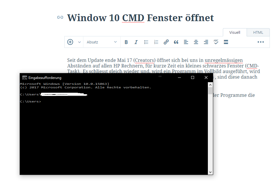 CMD-Fenster